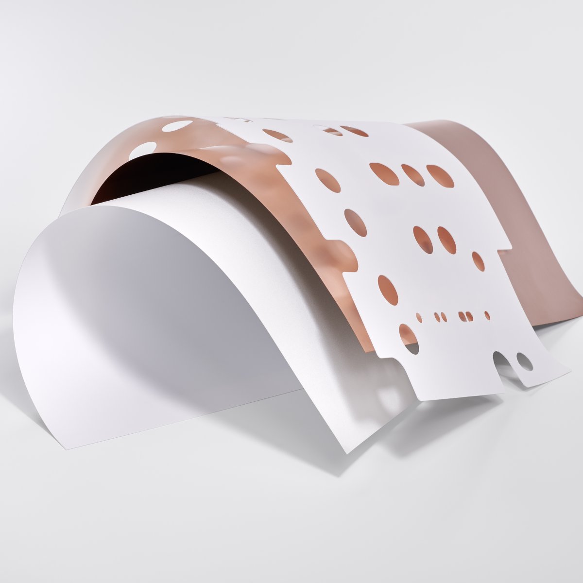 Stromschienenisolation drei Folien 