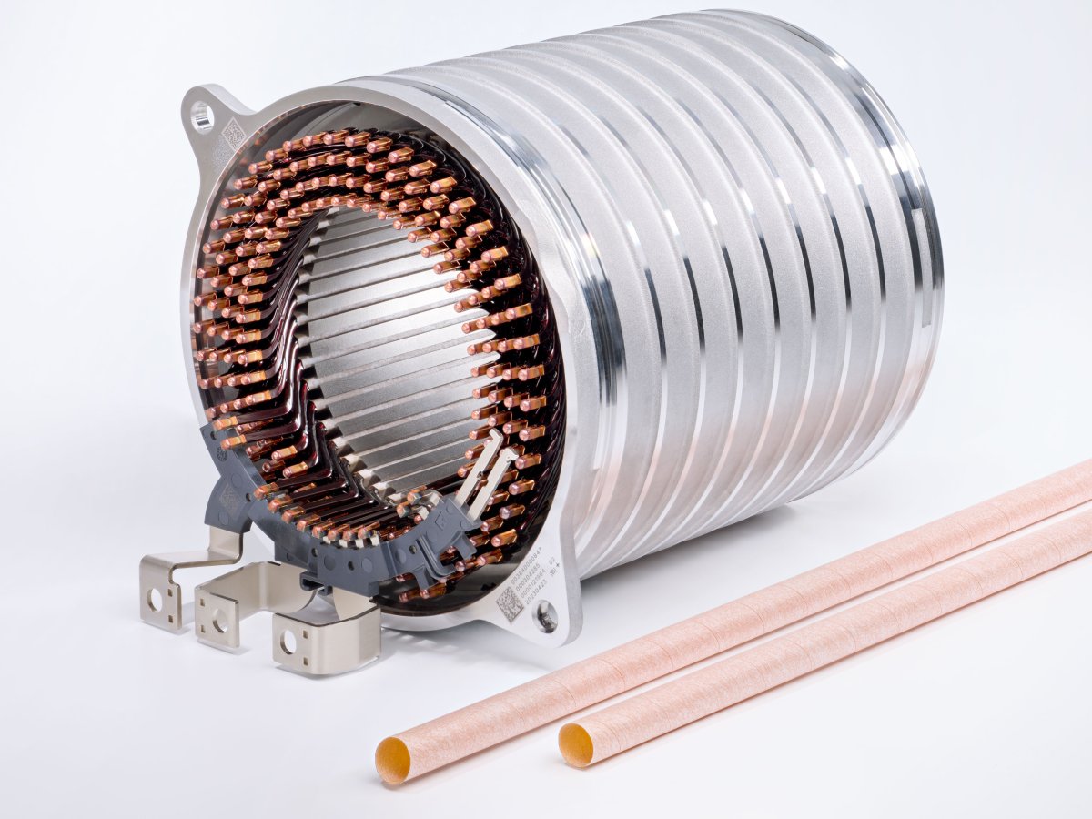 Electric motor stator